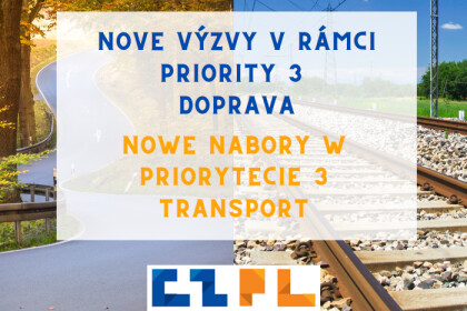 Nové výzvy v rámci Priority 3 Doprava
